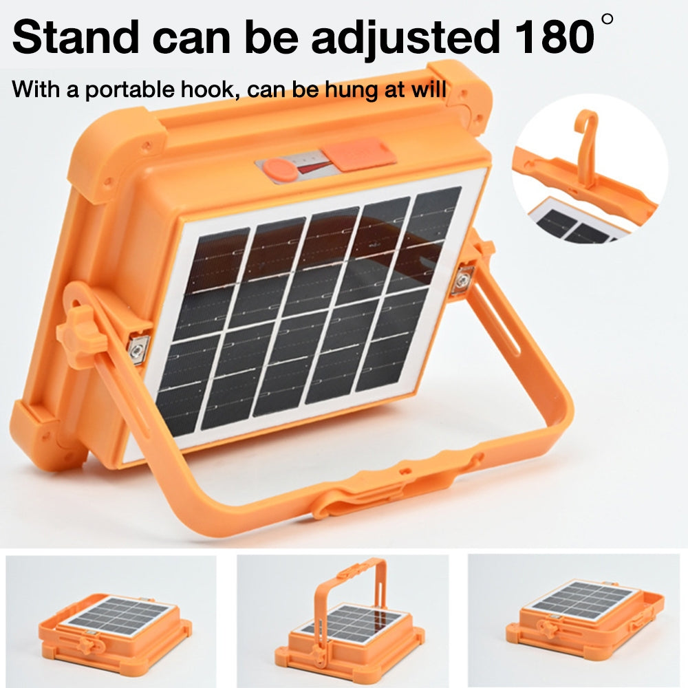 [BUY 1 TAKE 1] Solar Emergency Light Power Bank 1000W 1500W Outdoor Flood Solar Lamp Flashligh Rechargeable light camping long endurance